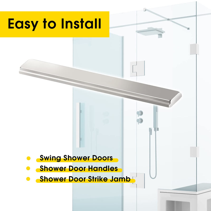 [Australia - AusPower] - Shower Door Magnet - 2-1/2" Replacement Magnets for Sliding and Swing Shower Doors, Suitable for Glass Doors 