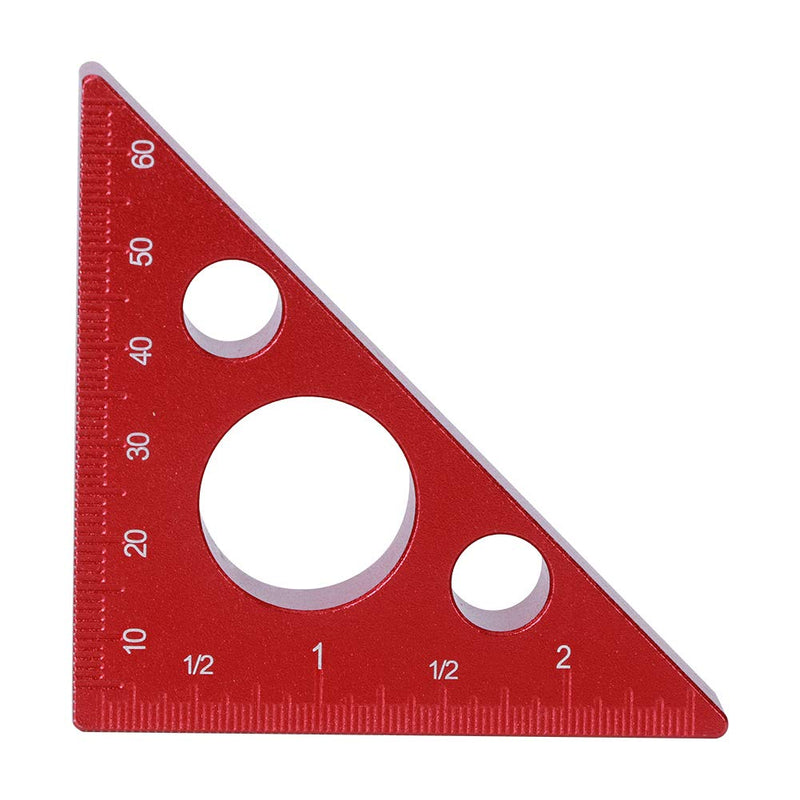 [Australia - AusPower] - Carpenter Ruler, Woodworking Tools Right Angle Ruler, Aluminum Alloy Woodworking Measuring Tool for Roofers Builders 