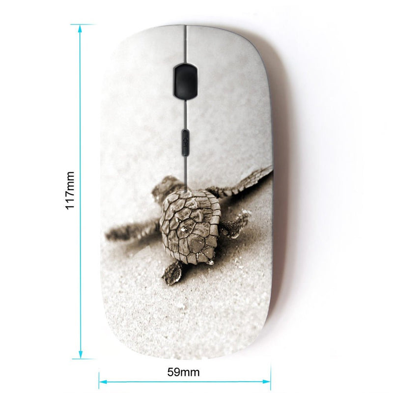 [Australia - AusPower] - KOOLmouse [ Optical 2.4G Wireless Mouse ] [ Turtle Baby Tortoise Sand Nature Animal ] 