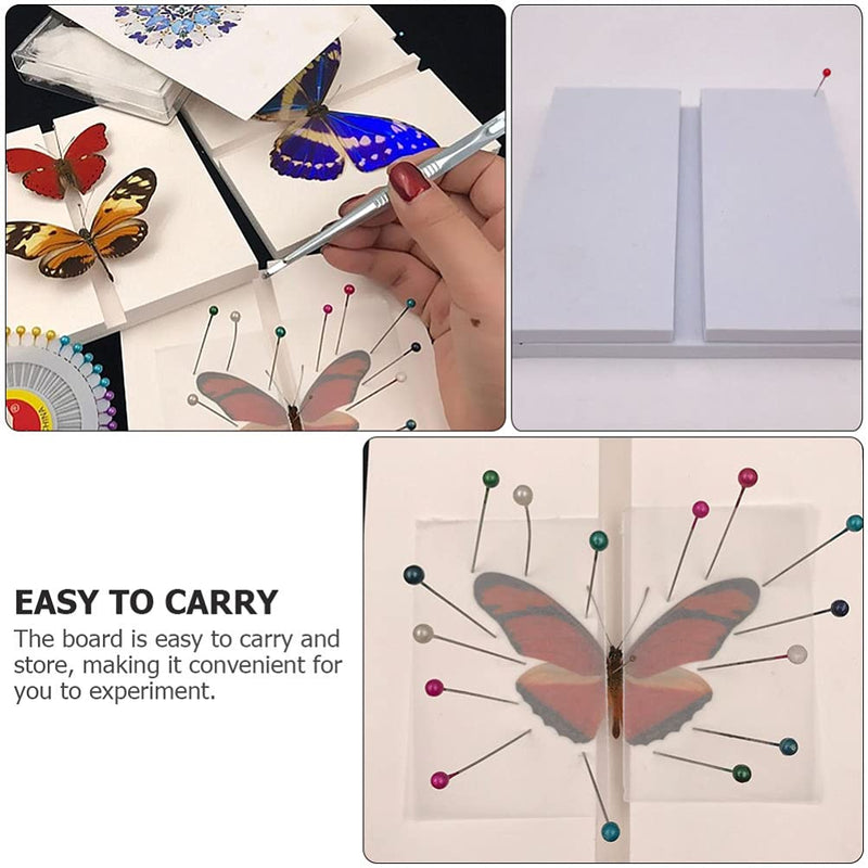 [Australia - AusPower] - iplusmile Insect Display Box, Bug Display Board Insect Pinning Board Butterfly Mounting Spreading Board Specimen Spreading Board for Science Education 