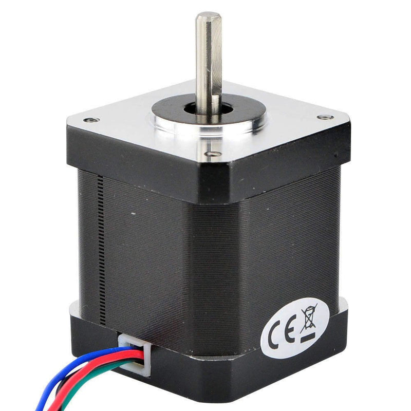 [Australia - AusPower] - STEPPERONLINE Nema 17 Bipolar Stepper 0.9deg(400 steps/rev) 1.68A 44Ncm(62.3oz.in) Motor 