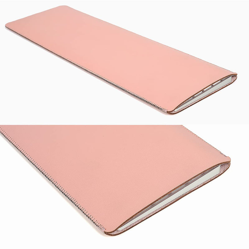 [Australia - AusPower] - CaseBuy PU Leather Keyboard Sleeve Compatible with Apple 2022 Mac Studio Magic & iMac M1 Chip Magic Keyboard with Numeric Keypad A2520 & A1843 MQ052LL Keyboard Protective Bag Cover Pouch, Pink 