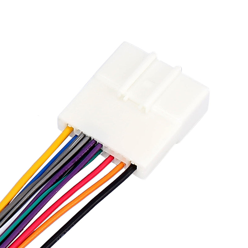 [Australia - AusPower] - X AUTOHAUX 70-7552 Car Stereo CD Player Wiring Harness Wire Radio Adapter Plug for Nissan NV2500 2012-2016 