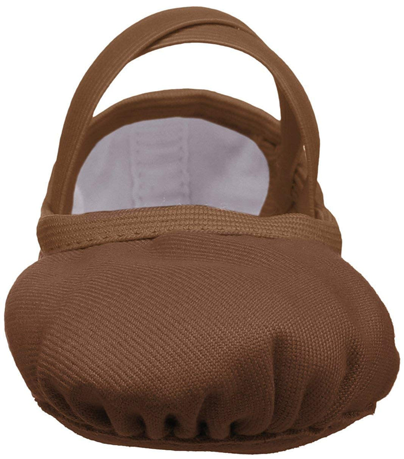 [Australia - AusPower] - Bloch Dance Women's Performa Stretch Canvas Split Sole Ballet Shoe/Slipper 1 Little Kid Cocoa 