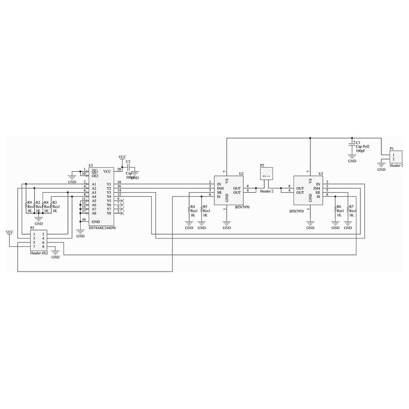 [Australia - AusPower] - Alinan 3pcs BTS7960 43A High Power Motor Driver Module/Smart Car Driver Module for Arduino Current Limit 