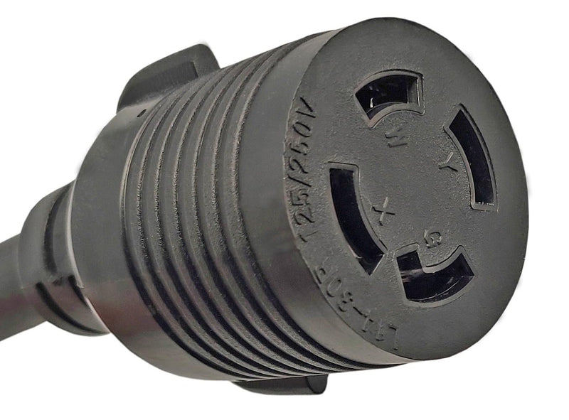 [Australia - AusPower] - Fullsky FC-62L43 Male NEMA 6-20P to Female NEMA L14-30R Locking Socket Adapter 