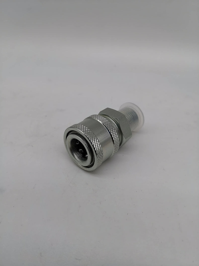 [Australia - AusPower] - KHB-1/4NPT 7250 PSI High Pressure Shut-Off Ball Valves 2 Way 1/4 " NPT KHB Hydraulic Ball Valve Including 1/4 Quick Connect Plug With PTFE Tape 