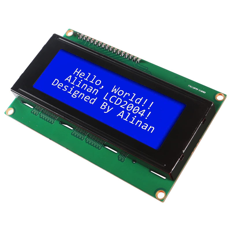 [Australia - AusPower] - Alinan 3pcs 2004 20X4 LCD Display Blue LCD Screen Serial with IIC I2C Adapter LCD 2004 One Size 3 