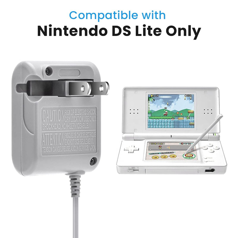 [Australia - AusPower] - DS Lite Charger, VOYEE DS Lite Charger Replacement for DS Lite, AC Adapter Compatible with DS Charger (100-240v) 