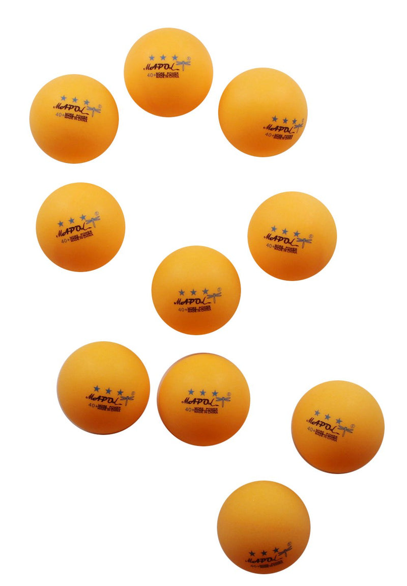[Australia - AusPower] - MAPOL 100 Counts 3-Star Orange Practice Ping Pong Balls Advanced Table Tennis Balls 