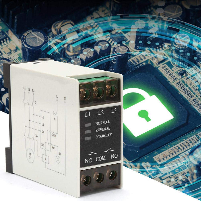 [Australia - AusPower] - TG30S 220-440V AC 3-Phase Sequence Relay Protector Voltage Phase Protective Relay 