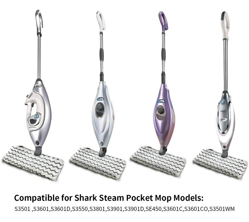 [Australia - AusPower] - DGHYDZ 4 Pack Steam Pocket Mop Replacement Pads for Shark S3500 Series S3501 S3601 S3550 S3901 SE450 S3801CO S3601D S2901 S2902 Steam Pocket Mop (4) 