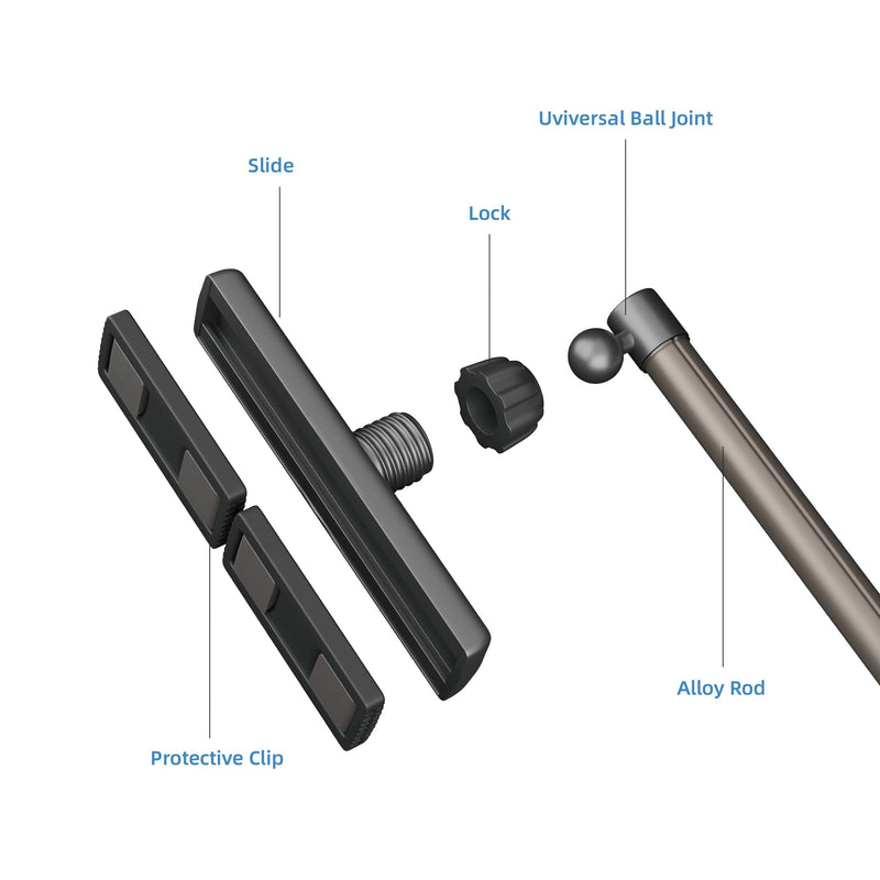 [Australia - AusPower] - Unlimited Vision Cell Phone Stand,Adjustable Height, Phone Holder For Desk, Pad Stand Support All Phones And Screens From 2 inch-15.6 inch,(iPhone, Android,iPad,Switch,etc.), Stable base,Can Be Stored 