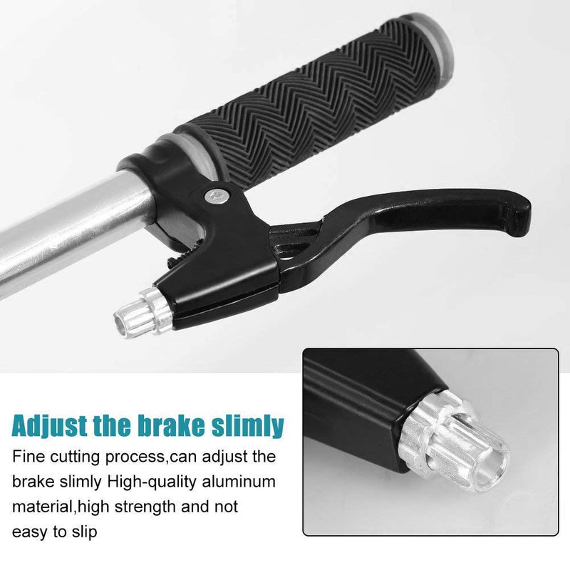 [Australia - AusPower] - 1 Pair Bicycle Brake Lever, V-Brake Handlebar Aluminium Alloy Bike Brake Handle Universal 2.2cm for Most Bicycle, Road Bike, Mountain Bike (Black) 