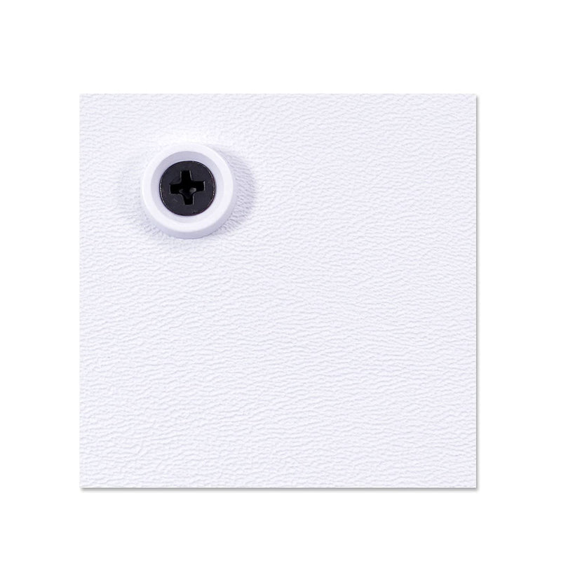 [Australia - AusPower] - Finishing Washers - #8 - (.500 Dia.) - Countersunk - Flat Top - Nylon - for Kydex Holster Making - USA Design - (Color Collection) - (50 Pack) White 