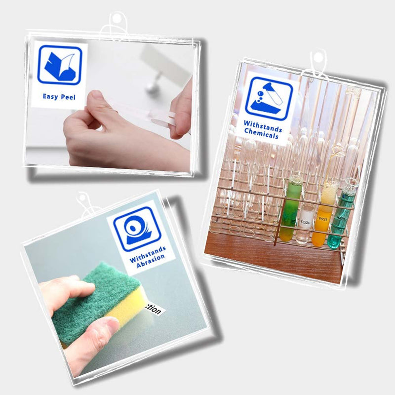[Australia - AusPower] - MarkDomain Compatible Label Tape Replacement for Brother 12mm 0.47 Inch TZ TZe Multi Color Laminated Tape, for P Touch PT D210 1230PC 1280 Label Maker, White on Green/Pink/Grey/Gold/Blue (5 Pack) 