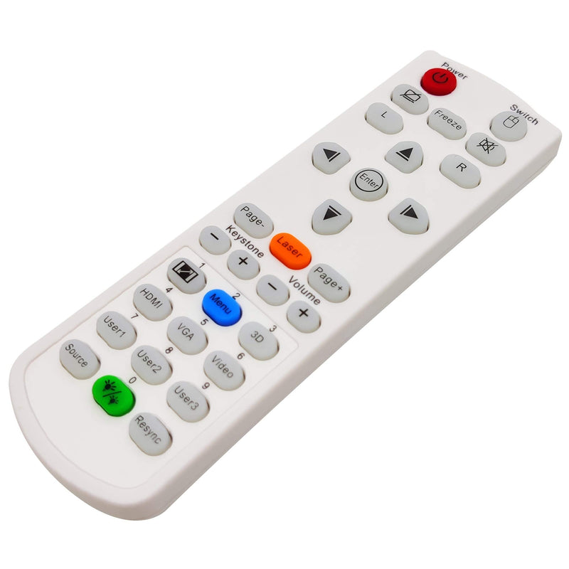 [Australia - AusPower] - INTECHING BR-5080C Projector Remote Control for Optoma 4K550, EH415e, EH415ST, W319UST, W320UST, W330UST, W331, W341, W345, W355, W412, W416, W512, WU334, WU336, WU416, X345, X355, X412, X416, ZH403 