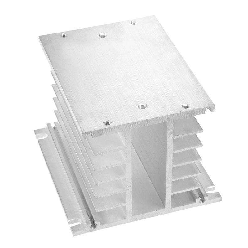 [Australia - AusPower] - uxcell Aluminum Heat Sink SSR Dissipation for Three Phase Solid State Relay 10A-100A 