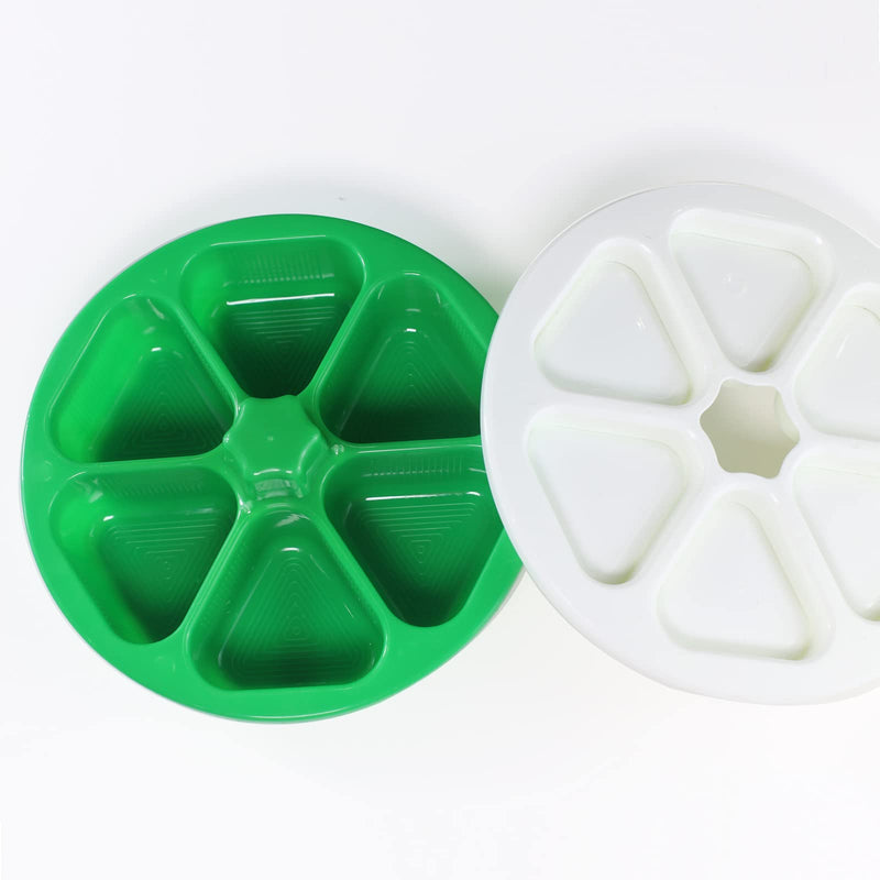 [Australia - AusPower] - Sunormi 6 Cavity Triangle Sushi Mold Onigiri Rice Ball Press Maker Non-stick Sushi Maker Tools For Seaweed Cilantro Rice Balls 