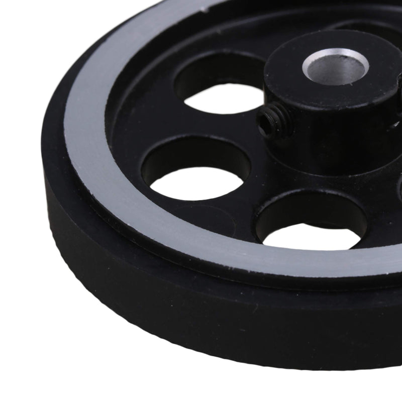 [Australia - AusPower] - CNBTR Aluminum Industrial Encoder Wheel Meter Wheel Diameter 65mm for Rotary Encoder with Wrench & Screws 