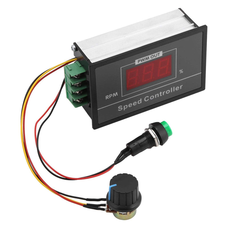 [Australia - AusPower] - 6-60V 30A PWM DC Motor Speed Controller Digital Regulator Variable Speed Switch Display LED Control Circuit Board Start Stop Switch 12V 24V 36V 48V 