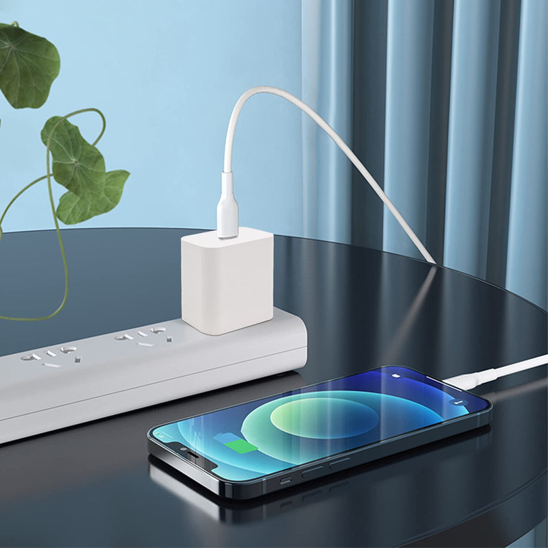 [Australia - AusPower] - PD USB Port C Power Adapter Charging Plug 18w USB C Appliance PD USB 3.0 for iPhone 12, 12 Pro,12 Pro Max, 12 Mini, 11pro, Se 2020 (White 