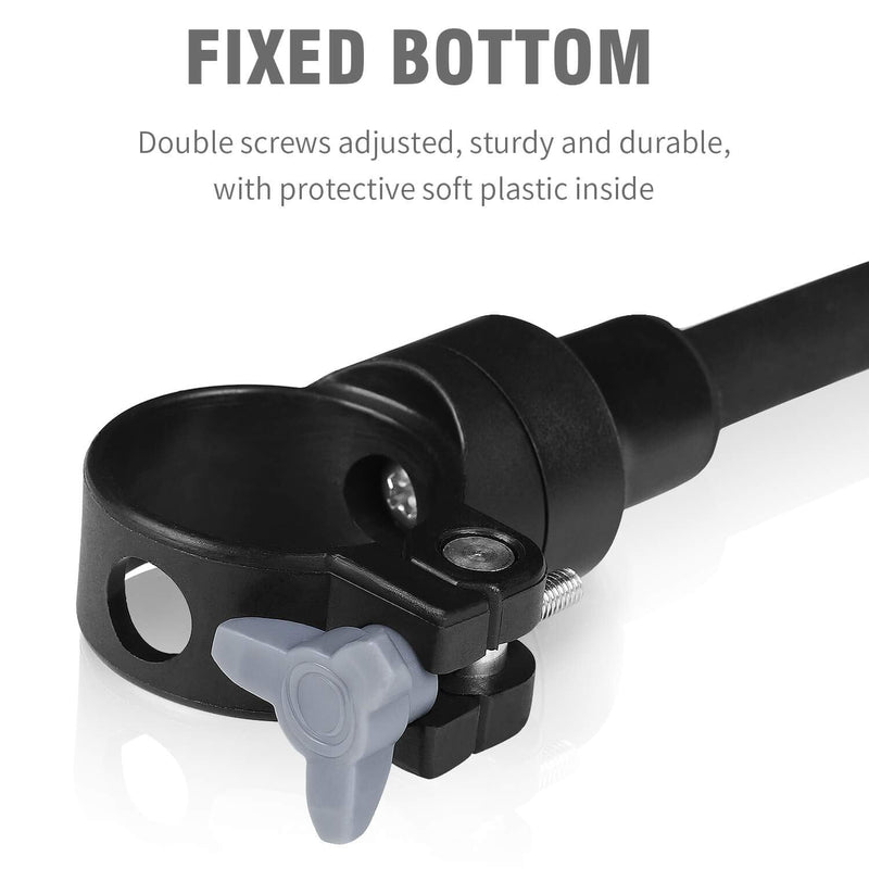 [Australia - AusPower] - West Biking Bike Mirror Handlebar Mount, Adjustable Rotatable Bicycle Rear View Glass Mirror, Wide Angle Acrylic Convex Safety Mirror for Mountain Road Bike Black - 1 Piece Convex Mirror 