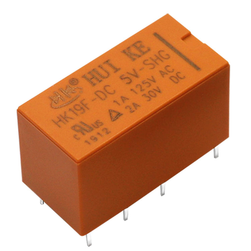 [Australia - AusPower] - Tnisesm/6pcs Coil DPDT PCB Power Relay DC 5V 8 Pins Mini Power Relay PCB Relay HK19F-8P-5V 