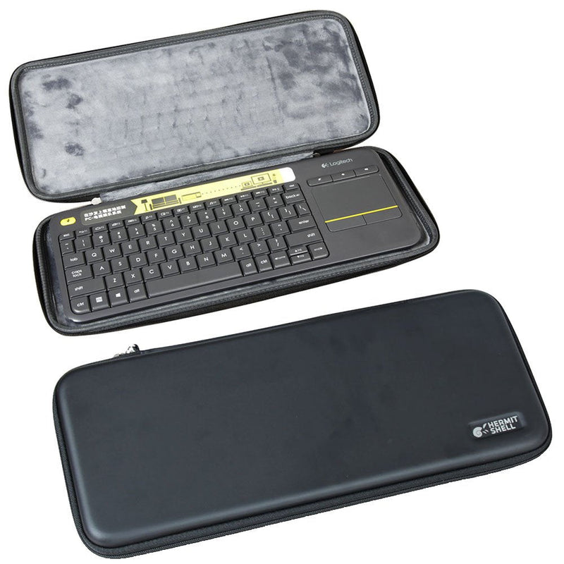 [Australia - AusPower] - Hermitshell Hard Travel Case Fits Logitech K400 920-007119 Plus Wireless Touch Keyboard PU case 