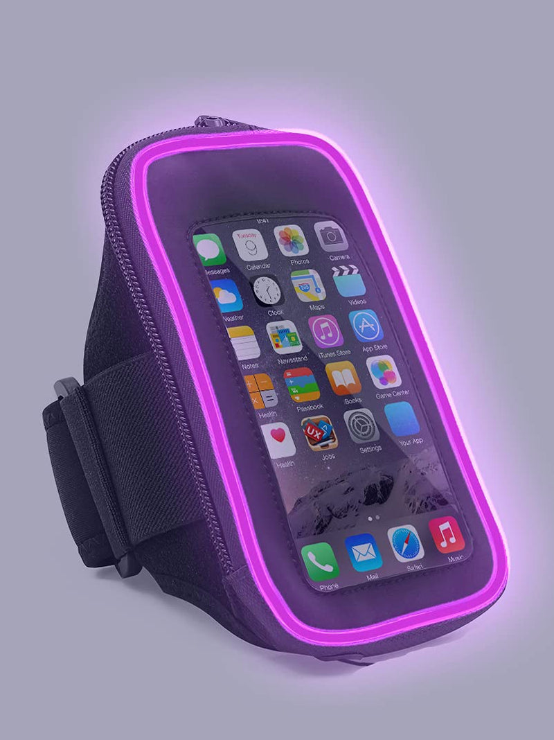 [Australia - AusPower] - KoLED Sports Phone Armband Sleeve case Cover for Running, Walking, Hiking, and Biking, Mobile Phones Pink for Galaxy S20 S10 S9 Plus, iPhone 12 Pro 11 Pro Max X XR XS 8 7 6 6s Plus Kowez 