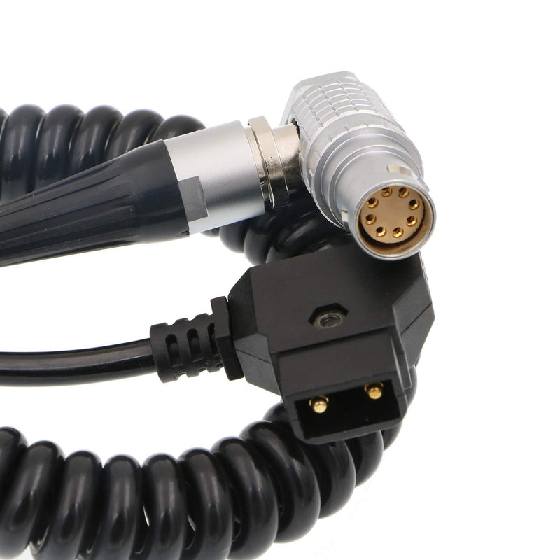 [Australia - AusPower] - Alvin's Cables Arri Alexa Mini Camera Coiled Power Cable 8 Pin Female Right Angle to D Tap coiled cable Right angle 8 pin 