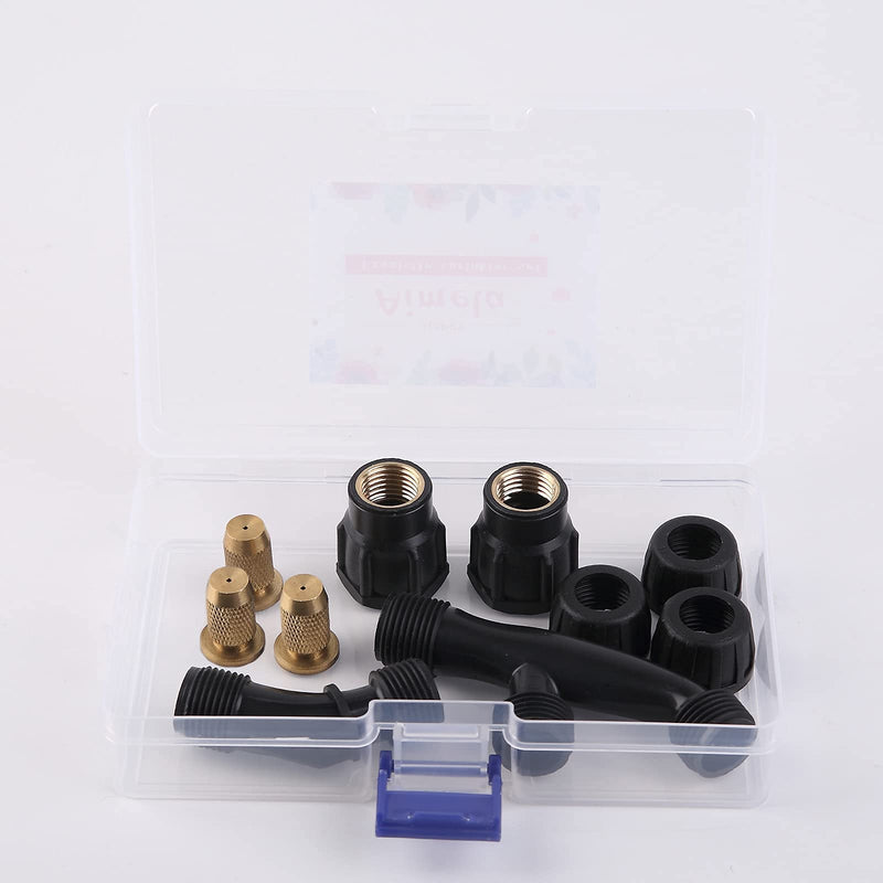 [Australia - AusPower] - Aimela Solid Brass Nozzle, Cone-shaped Adjustable Nozzle, Direct Atomization of Two Models, Suitable for Knapsack Sprayer, Garden Spray, Agricultural Greenhouse Spray Equipment, etc. 