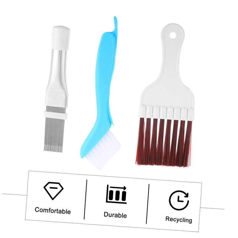 [Australia - AusPower] - HOMSFOU 1 Set Air Conditioner Cleaning Brush Kitchen Cleaning Brush Cooling fin Comb Cleaner Brush a/c Condenser air Conditioning Condenser Air Conditioner Cleaning Tool Clean Brush fins 