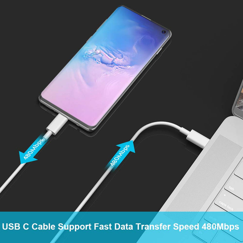 [Australia - AusPower] - COOYA USB C to USB C Cable Replacement for Pixel 3a Charging Cable, 6FT Type C to Type C Cable Fast Charging USB C to C Cable for Google Pixel 5 4a 3a XL 4 XL 3 2 XL, iPad Pro 11, Samsung Note 20 S20 