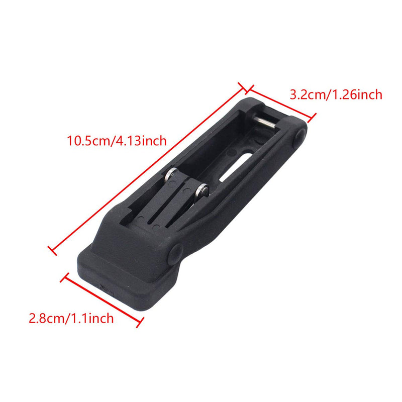 [Australia - AusPower] - ApplianPar Rubber Draw Latch Over-Center Boat Latch for Door Handle Cooler, Cargo Box,Front Storage Rack, Boat Compartment Pack of 2 