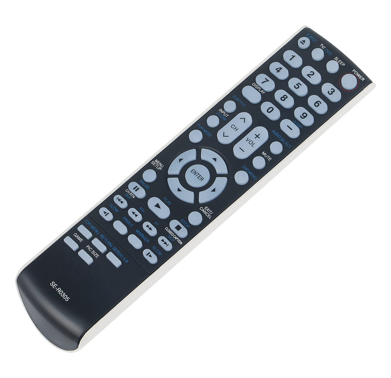 [Australia - AusPower] - SE-R0305 Replacement Remote AIDITIYMI Remote Control for Toshiba TV/DVD 22LV505C 22LV61K 22LV610 22LV611U-T SER0305 15LV505 19CV100U 19LV61K 19LV505 19LV505C 19LV506 19LV610 19LV610U 19LV61 