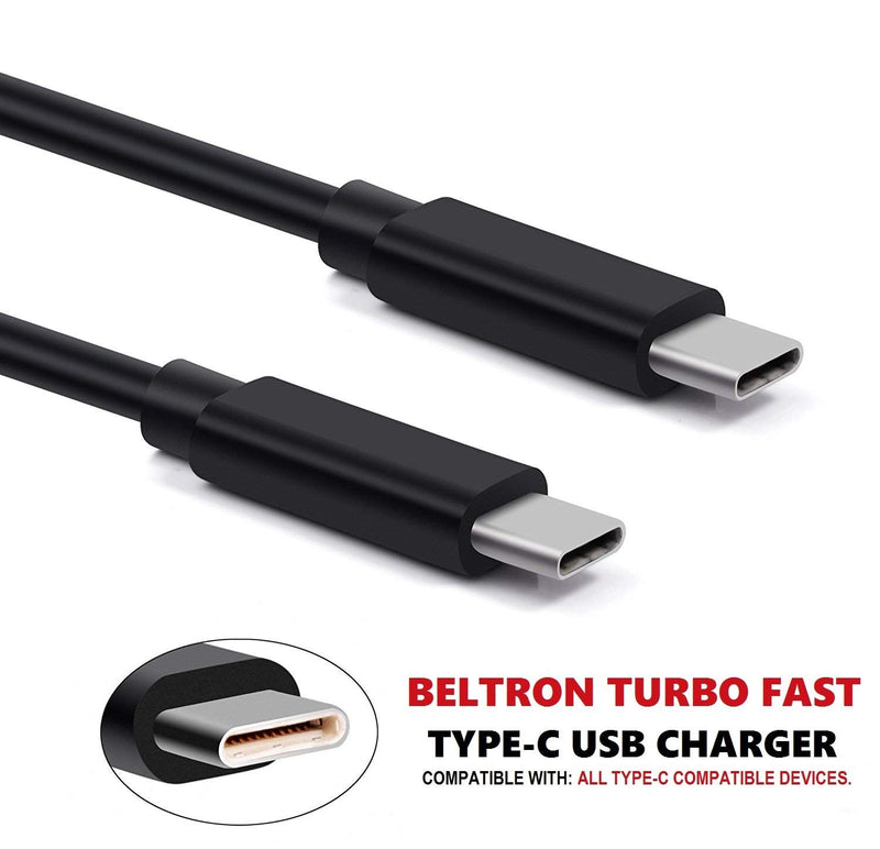 [Australia - AusPower] - BELTRON Turbo Fast Type-C USB Wall Charger 5V / 3 AMP 30W with Built-in Cable, Compatible with Galaxy S21 / S22 Series, Z Flip3, Z Fold3, DuraXV Extreme, Ultra 5G, Sonim XP3 XP8 & All Type C Devices 