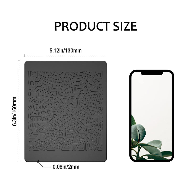 [Australia - AusPower] - JIMISHA Anti Slip Pad Sticky Gripping Pad Sticky Gel Pad Multifunctional Fixate Gel Pads Non-Slip Mounting Pad Cell Pad, 6.3 x 5.1 inch (2 Pack) 2 Pack 
