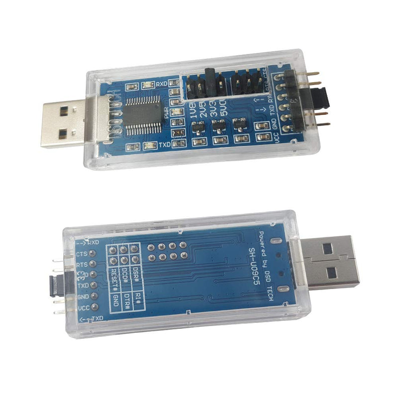 [Australia - AusPower] - DSD TECH SH-U09C5 USB to TTL UART Converter Cable with FTDI Chip Support 5V 3.3V 2.5V 1.8V TTL 