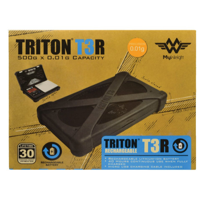 [Australia - AusPower] - Triton T3R Rechargeable Scale 500g x .01g 
