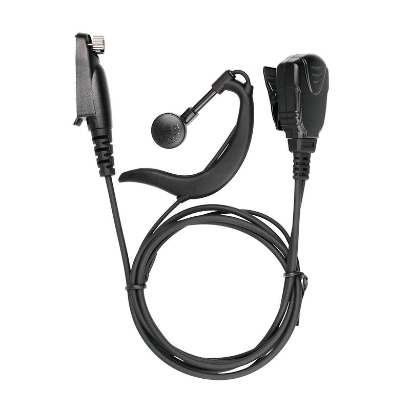 [Australia - AusPower] - Retevis Two Way Radio Earpiece with Mic, Compatible with Retevis RT29 RT47 RT48 RT47V RT87 RT82 RT83 Walkie Talkies Ailunce HD1 DMR Radio, G Shape Ear Hook Walkie Talkie Headset(1 Pack) 