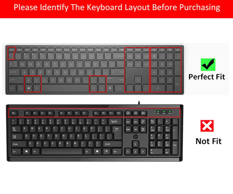 [Australia - AusPower] - Keyboard Skin Cover for HP Pavilion 27 All in One PC 27-xa0014/27 Xa0055Ng/0370Nd/0076Hk/0010Na, HP Pavilion 24-inch 24-xa0020 Xa0002A Xa0032 xa0013w, HP Pavilion All in One Accessories, Ombre Pink 