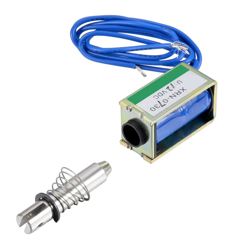 [Australia - AusPower] - uxcell DC 12V 10N 10mm Stroke Pull Type Open Frame Solenoid Electromagnet XRN-0730 