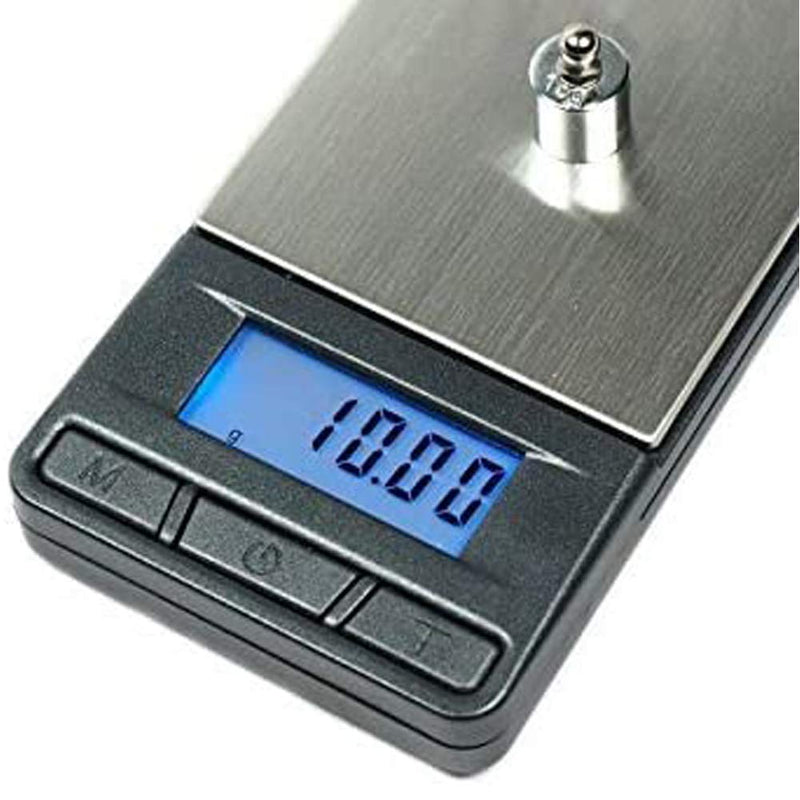 [Australia - AusPower] - 200g/0.01g Calculator with Hidden Digital Pocket Scale 0.001oz Accurate Smart Electronic Jewelry Stash Small Scale, 5 Units, LCD Backlit Display, Tare, Auto Off, Stainless Steel (Battery Included) 200g/0.01g 