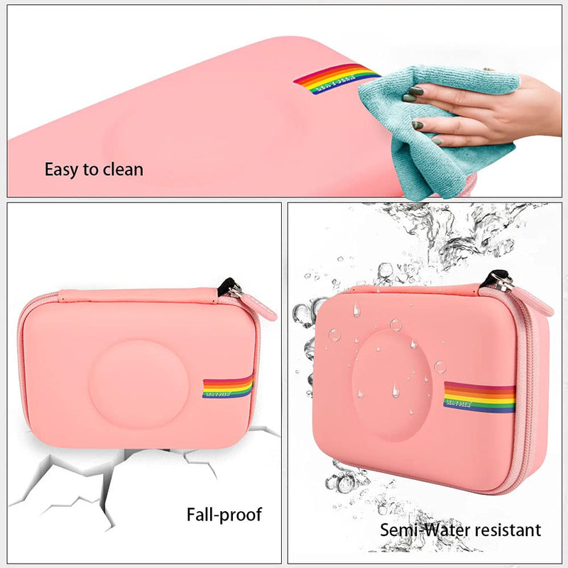 [Australia - AusPower] - Leayjeen Travel Carry Case Compatible with Daily Meditation 1 KJV Dramatic and Non Dramatized Audio Bible Player(Case Only) Pink 