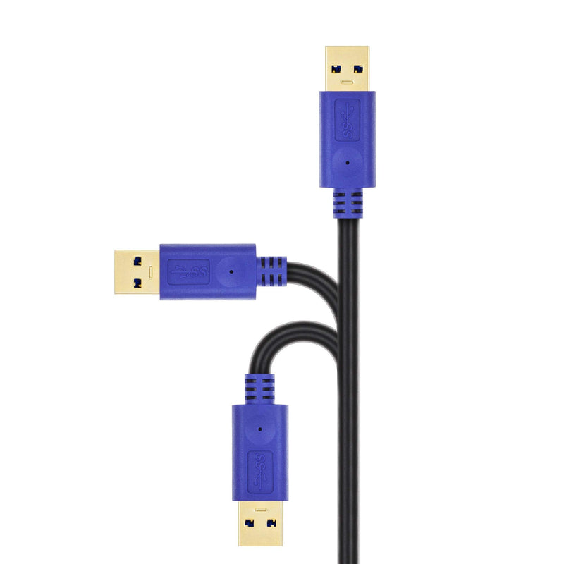 [Australia - AusPower] - USB Cable 20Ft, USB A to A, Tanbin USB to USB Cord USB Male to Male USB 2.0 Cable Type A Male to Type A Male 