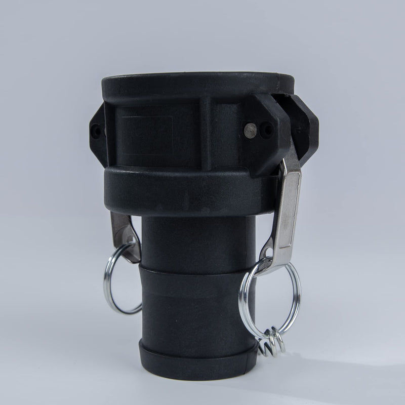 [Australia - AusPower] - Quafwia 1 PC Poly Camlock Fittings 2" Cam lock Hose Fittings Standard Type C 2" Female Coupler x 2" Hose End With Camlock Gasket Inside Camlock Fittings Poly 