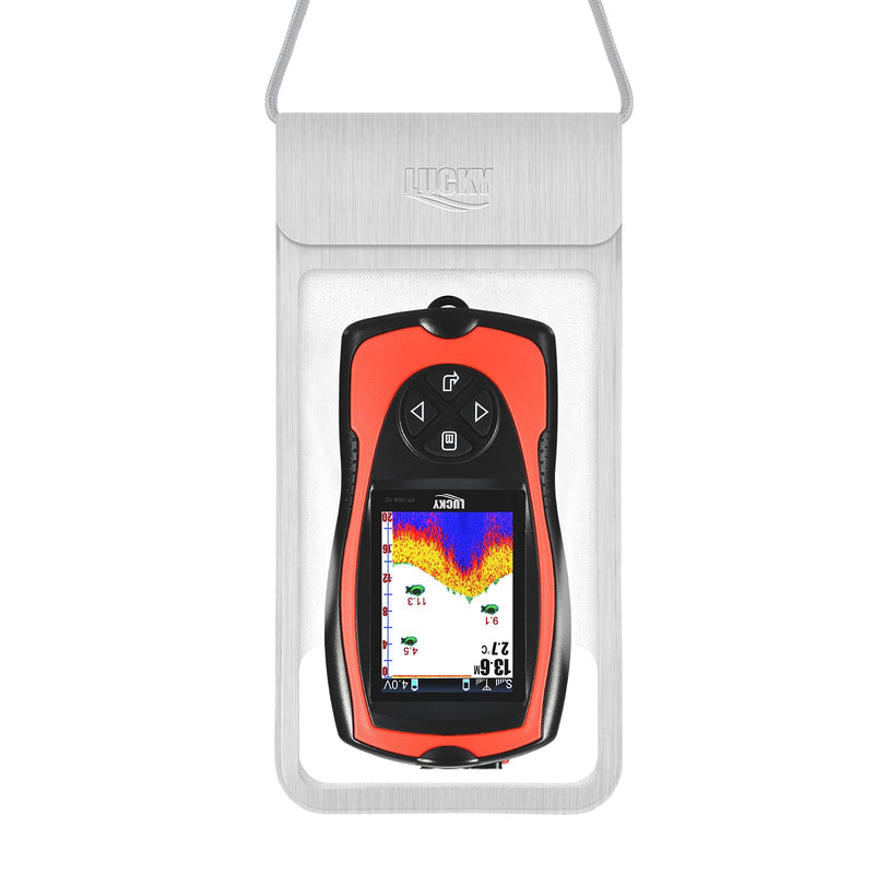 [Australia - AusPower] - LUCKY Fish Finder Waterproof Case Portable Water Resistant Mobile Bag Handheld Dry Bag Lightweight 