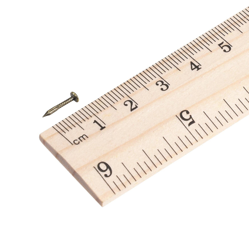 [Australia - AusPower] - uxcell Small Tiny Hardware Nails Carbon Steel 1X10mm(DXL) for DIY Decorative Wooden Boxes Accessories Bronze Tone 300pcs 