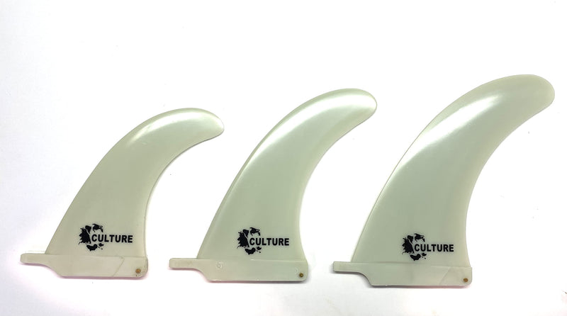[Australia - AusPower] - Culture Supply Composite TFX Surfboard Single Fins - All-Round Template in 3 Sizes: 7" | 8" | 9" 